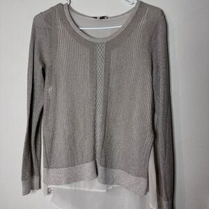 Lucky Brand Gray Layered Sweater